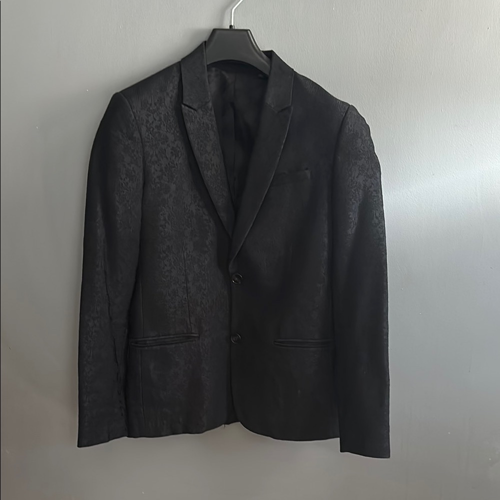 Guess Black Textured Blazer